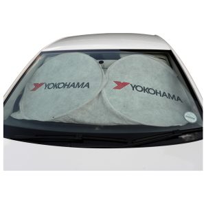 Car Sun Shade Two Circle Rectangular