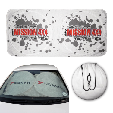 Car Sun Shade Two Circle Rectangular