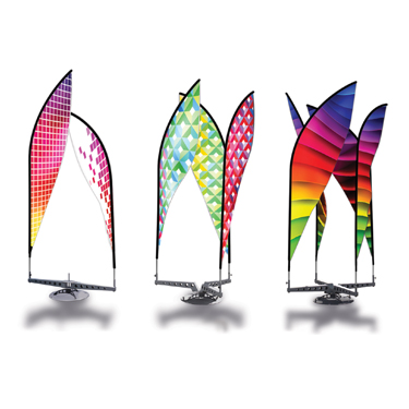 Flag Spinner Solar Lighting