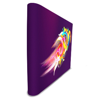 Cloth Banner Wall Straight with end caps