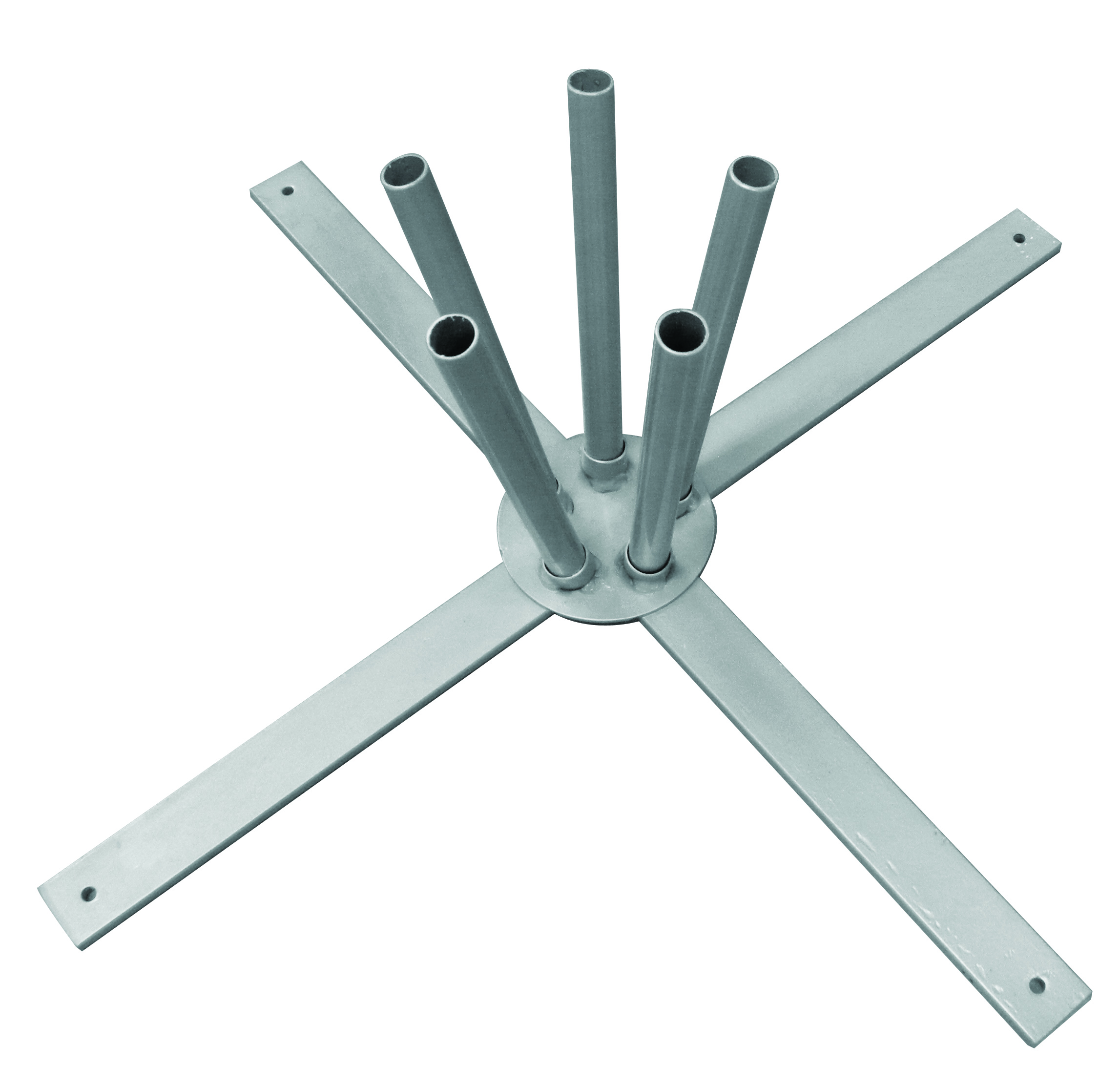 Flag Cluster Base 5 Pole