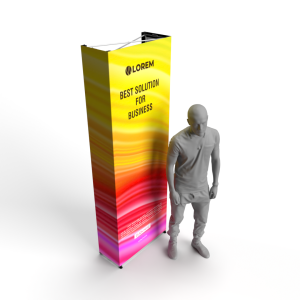 Cloth Banner Wall Straight with closed sides