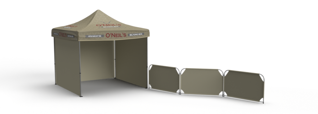 Gazebo with Crowd Barrier